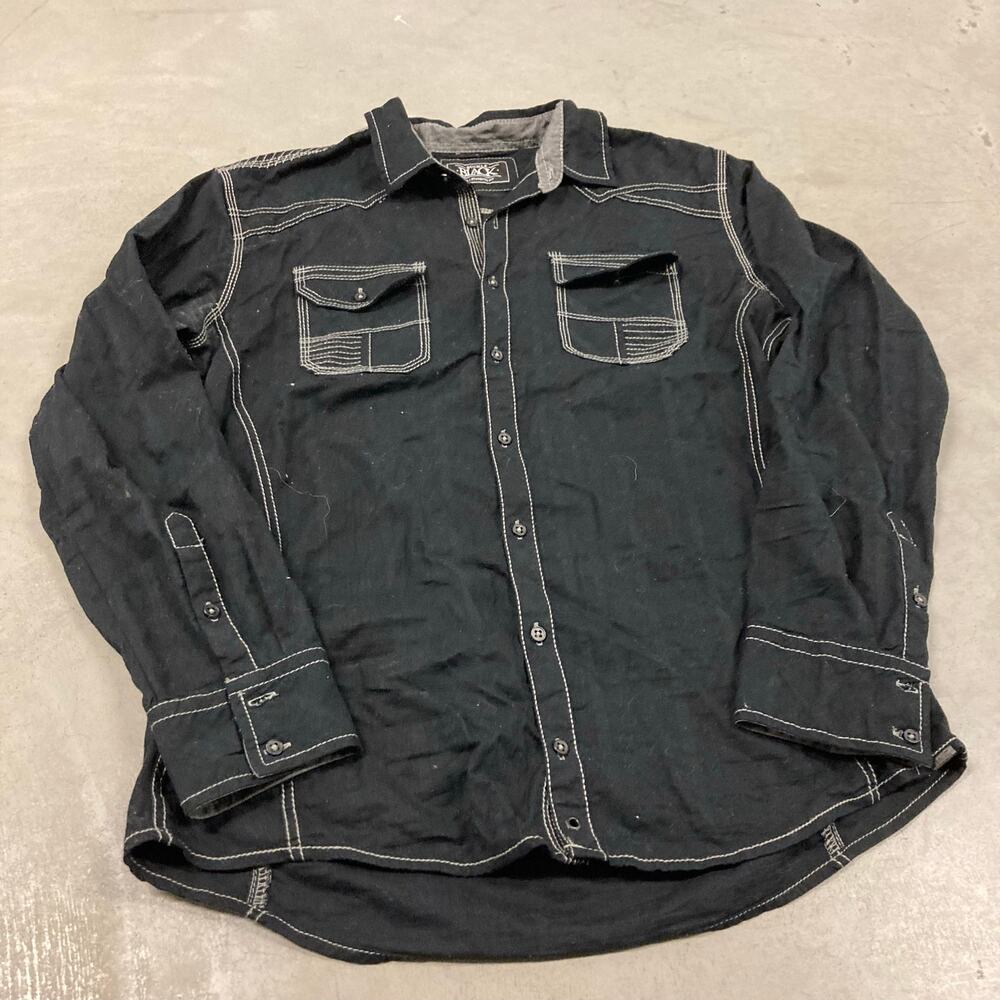 Y2K Bke western button up t-shirt